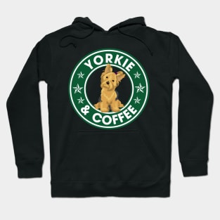 Yorkie And Coffee Hoodie